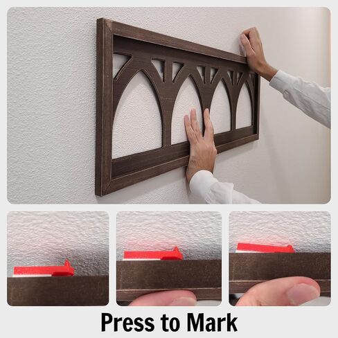 Picture Hanging Tools - Pack of 6 Tools - Use to Help Hang Pictures, Canvases & More - Use for Sawtooth, Double Sawtooth, Keyhole, Double Keyhole, Rings & More Hangers - Standard Set in Saudi Arabia