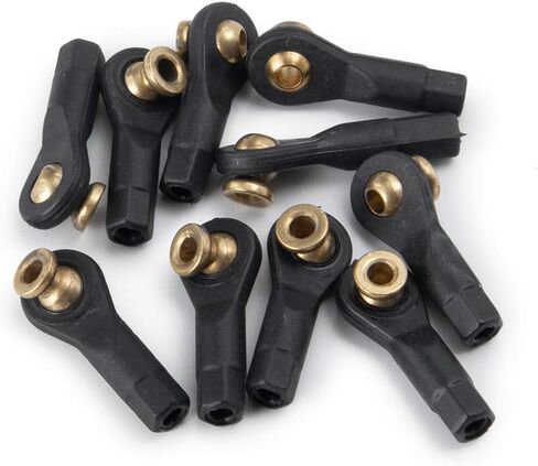 10Pcs Plastic M3 CW 30mm Tie Rod End Ball Joint Link Ball Head Holder for 1/10 Axial SCX10 90046 90047 TRX4 D90 RC Crawler Car Upgrade Parts (M3 30mm) in Kuwait