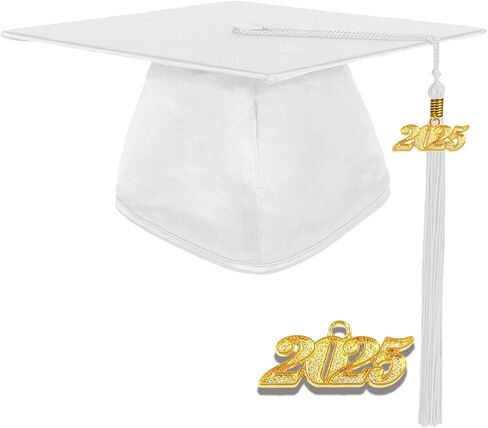 GradPlaza Shiny Kindergarten and Preschool Graduation Cap 2025 Tassel Year Charm for Kids Unisex in Saudi Arabia