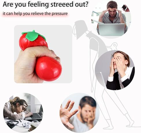 4 Pcs Dumpling Squishy Dumpling Stress Ball Squeezing Adult Stress Relief Toy Colorful Steamed Stuffed Bun for Birthday Gifts, Partied, Etc. in Kuwait