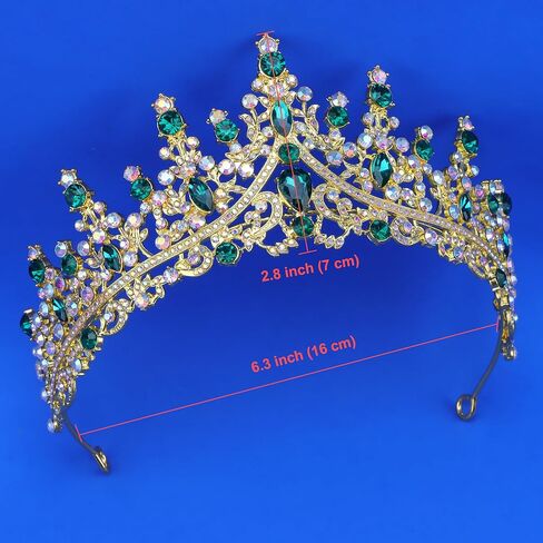 COCIDE Silver Tiara and Crown for Women Crystal Queen Crowns Rhinestone Princess Tiaras for Girl Bride Wedding Hair Accessories for Bridal Birthday Party Prom Halloween Cos-play Costume Christmas in Kuwait