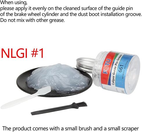 FOTU 661 Brake Caliper Guide Pin Grease & Lubricants - High - Temperature Resistant, Long - Lasting Lubricant for Smooth Brake Operation, Compatible with Most Vehicles in Saudi Arabia