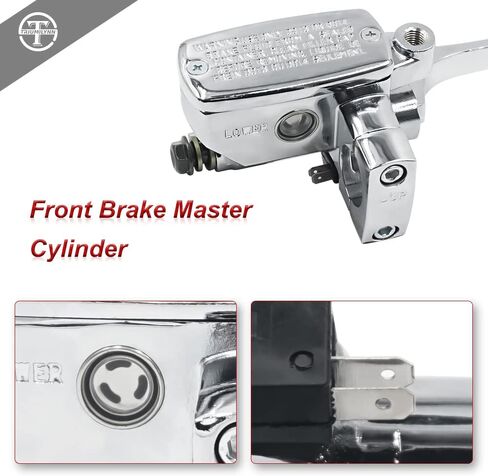 Triumilynn Right 1" 25mm Brake Master Cylinder Replacement for Hon-da Shadow Goldwing Magna VTX, Yamaha Road Star V-Star, Suzuki Intruder Savage, Kawasaki Vulcan Motorcycle in Saudi Arabia