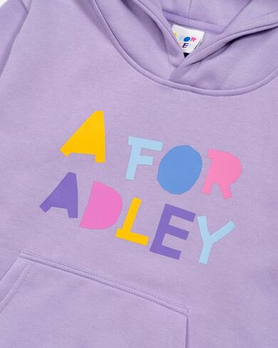 A FOR ADLEY BFF Hoodie Stylized With the Rainbow Logo, Used To Show Off Your Love of Adley and Her YouTube Videos in Saudi Arabia