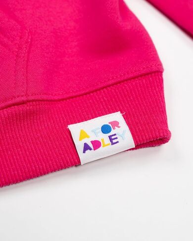 A FOR ADLEY BFF Hoodie Stylized With the Rainbow Logo, Used To Show Off Your Love of Adley and Her YouTube Videos in Saudi Arabia
