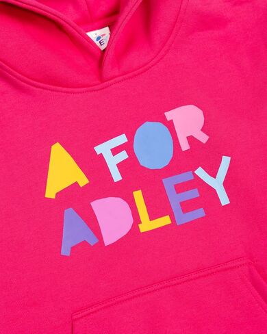 A FOR ADLEY BFF Hoodie Stylized With the Rainbow Logo, Used To Show Off Your Love of Adley and Her YouTube Videos in Saudi Arabia