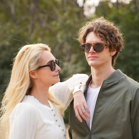 Superb Acetate Thick Scratch/Saltwater Resistant/Oleophobic Coating Lens Vintage Polarized Sunglasses Men Women in Saudi Arabia