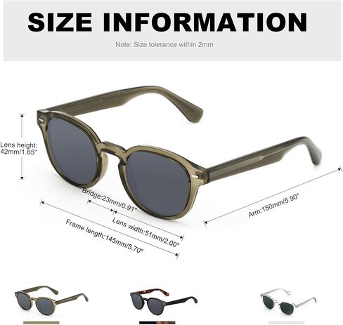 Superb Acetate Thick Scratch/Saltwater Resistant/Oleophobic Coating Lens Vintage Polarized Sunglasses Men Women in Saudi Arabia