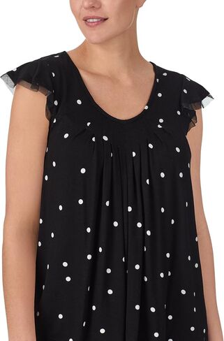 ELLEN TRACY Womens Pajama Top - Soft Stretch Jersey Short Sleeve Sleep Shirt Loungewear in Kuwait