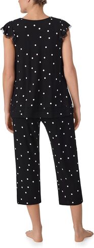 ELLEN TRACY Womens Pajama Top - Soft Stretch Jersey Short Sleeve Sleep Shirt Loungewear in Kuwait