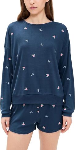 PJ Salvage Women's Rose Pajama Top in Saudi Arabia