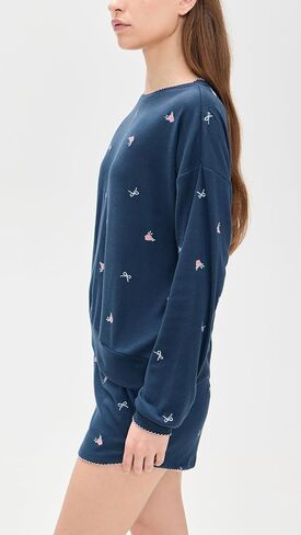 PJ Salvage Women's Rose Pajama Top in Saudi Arabia