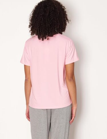 Women's Pajama Tops Bamboo-derived Viscose Soft Comfy Short Sleeve Basic Lounge Tops in Kuwait