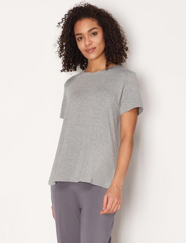 Women's Pajama Tops Bamboo-derived Viscose Soft Comfy Short Sleeve Basic Lounge Tops in Kuwait
