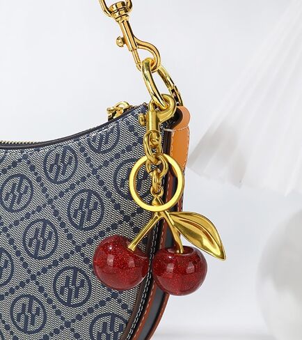 Cherry Keychain cherry Bag Charm Keychain Accessories Gifts for Women Purse Bag Charms Extender Chain for Handbags in Kuwait