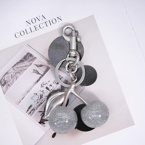 Cherry Keychain for Women Apple Strawberry Bag Charm Key Chain Accessories Gifts for Birthday Christmas in Saudi Arabia