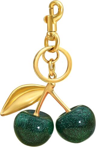 Cherry Keychain for Women Apple Strawberry Bag Charm Key Chain Accessories Gifts for Birthday Christmas in Saudi Arabia
