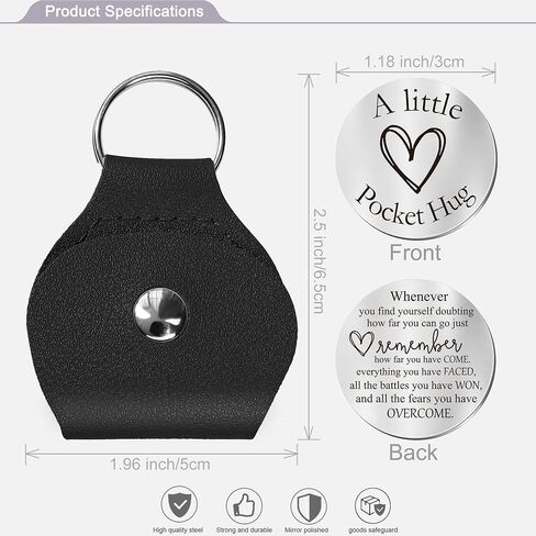 Cindyhe Pocket Hug Token Token Homps for Men نساء له والدها والدها ابن الابنة إخوة الأخوات المعلم بوي بنت (الرصانة) in Kuwait