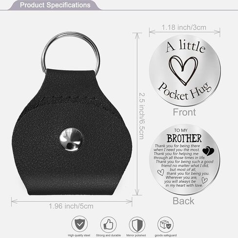 Cindyhe Pocket Hug Token Token Homps for Men نساء له والدها والدها ابن الابنة إخوة الأخوات المعلم بوي بنت (الرصانة) in Kuwait