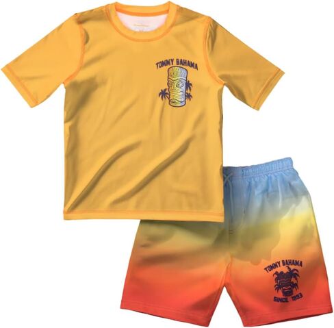 مجموعة ملابس السباحة من Tommy Bahama Boy من قطعتين ، و Guard Guard & Swim Trunks 2-Pack Bundle للأطفال والمراهقين in Kuwait
