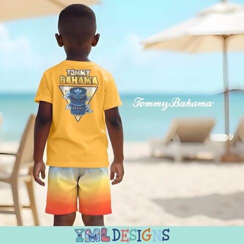 مجموعة ملابس السباحة من Tommy Bahama Boy من قطعتين ، و Guard Guard & Swim Trunks 2-Pack Bundle للأطفال والمراهقين in Kuwait