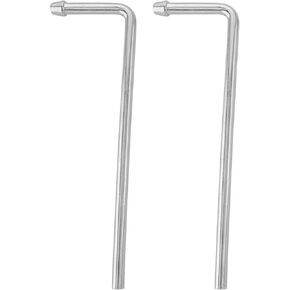 Exhaust Hanger Rods 2 Pcs 9.5" Long 90 Degree Degree Bent Weld On Exhaust Hanger Steel