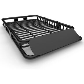 46" x 36" Universal Roof Rack Carrier Basket, 200 Lbs Capacity Car Cargo Rack with Extension Luggage Holder Basket Heavy Duty for SUVs, Trucks, Vehicles