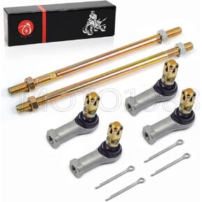 Left & Right Tie Rod Assy Sets Kit Compatible with Honda 1988-2000 4x4 FourTrax 300 TRX300FW 1993-2000 2x4 FourTrax 300 TRX300