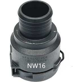 محول موصل خرطوم سائل التبريد NW16 ، خط أنابيب الرادياتير ملهى لمرسيدس-بنز BMW Audi Volkswagen Chevrolet Volvo Buick ، ​​مجموعة خراطيم محرك Junction Junction مجموعة إصلاح مستقيم ، 22 مم ، 22 مم ، 22 ملم