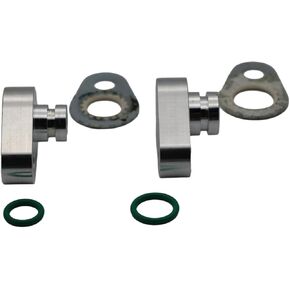 Rear A/C Block Off Kit with Seal Washer Fit For Ford Expedition Lincoln Navigator 2007-2018, 2PCS