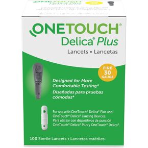 ONETOUCH DELICA PLUS LANCETS 100CT 30G