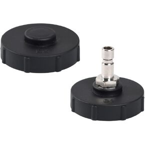 2PCS 43.5mm Master Cylinder Adapter Set, Brake Bleeder Adapter Use for Chrysler, Dodge, Jeep and Plymouth, Use with 4L Brake Fluid Bleeder