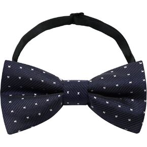 Toddler Bow Tie Adjustable Kids Bowtie Pre-tied Pattern Bow Ties for Boys Girls Accessories School Party Casual