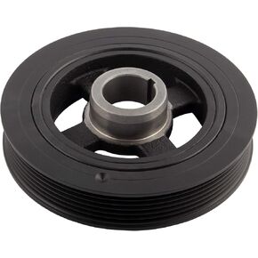 Boxi Harmonic Balancer Pulley Fits for Hyundai Azera Entourage Genesis Santa Fe Sonata Veracruz/for Kia Amanti Borrego Sedona Sorento 2001-2013/3.3L 3.8L/Replace 231243C100