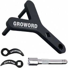 New Lower Control Arm Prying Tool Kit,1/2"Suspension Specialty Bushing Tool and Pry Bar Wrench Adaptor Head,Mainly for Control Arm and Suspension Removal,Suitable for Most Front-wheel Drive Vehicles