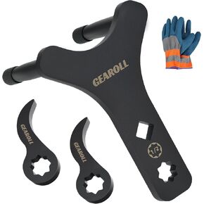 Lower Control Arm Prying Tool, Suspension Specialty Arm Lever Bushing Tool, Lower Ball Joint Pry, Control Arm Tool Suspension Arm Lever Compatible with 1/2" Drive Extension Breaker Bar