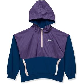 Nike Boy's Outdoor Play Fleece Top (Little Kids/Big Kids) Valerian Blue/Canyon Purple MD (10-12 Big Kid)