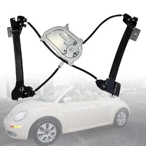 1Y0837461F Front Leff Driver Side Window منظم متوافق مع فولكس واجن بيتل القابلة للتحويل 2003-2010 1Y0837461B
