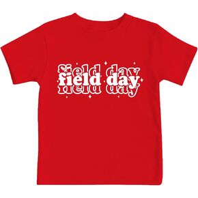 Field Day Shirt Kids Student Field Trip T-Shirts Boys and Girls Team Buliding Tee Tops