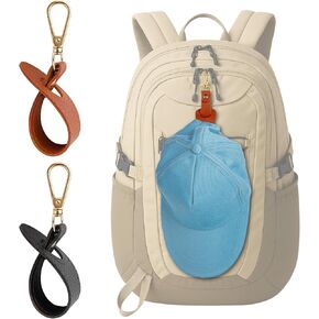 2pcs Hat Clip for Travel, Space-saving Hat Holder Accessories for Backpack/Sling Bag/Beach Bag, Hands-free Hiking, Beach, Cruise Travel Essentials for Women/Men