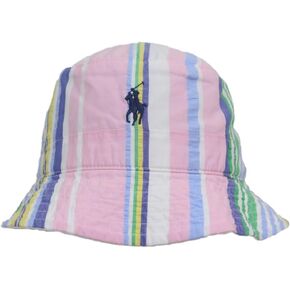 POLO RALPH LAUREN Men's Cotton Twill Bucket Hat (US, Alpha, Small, Medium, Pink MU)