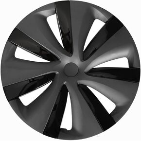2025 Model Y Hubcaps متوافق مع Tesla Model Y Accessories 2024 19 بوصة 4 PCS COVERS ANCEPATING مع Tesla y 2024 2023 2022 2021