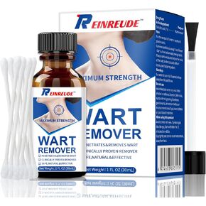 Fast-Acting Wart Remover Liquid Gel - Maximum Strength Rapid Effective Wart Removal - Ideal for Plantar, Genital, Common, Flat Warts, Corns 30Ml