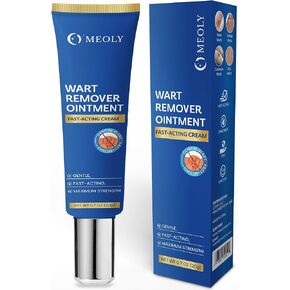 Fast-Acting Wart Remover Cream: Salicylic Acid Wart Remover for Men Women - Wart Removal for Plantar Wart, Genital Wart, H Warts, Common Wart, Flat Wart, Corn, 20g