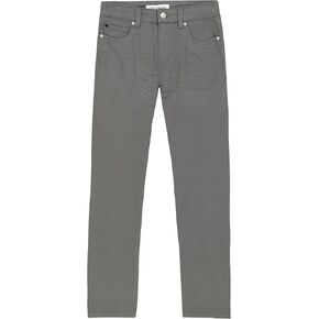 Calvin Klein Boys 'Slim Fit Straight Leg Stretch Twill Pants ، نمط 5 جيب ، سحاب ذبابة وزر إغلاق