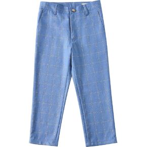 بنطلون لباس الأولاد للأطفال السراويل الموحدة الموحدة مع الخصر القابل للتعديل in Kuwait