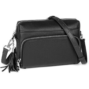 Befen Leater Leather Crossbody المحافظ للنساء خفيفة الوزن محفوظات كروسة صغيرة مع محفظة حظر RFID