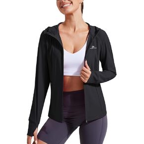 Pioneer Camp Women's UPF 50+ UV Sun Protection Jacket Hooded SPF Cooling Sun Shirt Lightweight Hiking Fishing Summer Clothing