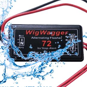 Wigwagger 72 WIG Electronic WAG بالتناوب التتابع المذهل- مراقب سيارة الإسعاف Universal Police University Universal Univers