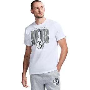 Men's X NBA Officially Licensed Graphic Short Sleeve Lightweight Classic Crew Neck Cotton T-Shirt